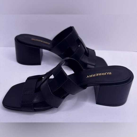 NWOB BURBERRY Lyna Leather Sandals, 100% Authentic! - Picture 10 of 15